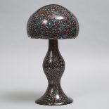 Continental Millefiori Glass Table Lamp, probably Murano, 20th century, height 18.7 in — 47.5 cm, di