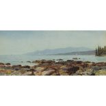 FREDERIC MARLETT BELL-SMITH, R.C.A. (1846-1923), ENGLISH BAY, VANCOUVER B.C. C.1900, watercolour on