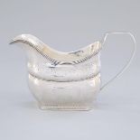 George III Irish Silver Cream Jug, Richard Sawyer, Dublin, 1808, height 3.7 in — 9.4 cm