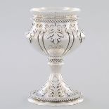 English Silver Goblet, Edward Barnard & Sons, London, 1927, height 4.8 in — 12.3 cm