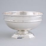 Canadian Silver Octagonal-Footed Bowl, Henry Birks & Sons, Montreal, Que., 1934, height 5.3 in — 13.