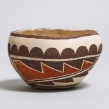 Josephine Nahohai (American, 1912-2007), ZUNI PUEBLO COILED POTTERY BOWL, 1970, diameter 6.1 in — 15