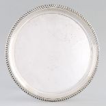 Canadian Silver Circular Waiter, Henry Birks & Sons, Montreal, Que., 1966, diameter 12.1 in — 30.7 c