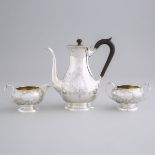 Canadian Silver Coffee Service, Henry Birks & Sons, Montreal, Que., 1904-24, coffee pot height 9.4 i