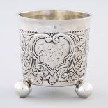 North European Silver Beaker, c.1723, height 3.3 in — 8.5 cm