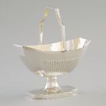 George III Silver Sugar Basket, John Robins, London, 1798, overall height 7 in — 17.9 cm