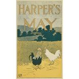 Edward Penfield (1866-1925), HARPER'S: MAY, 1898, Image/Sheet 15.5 x 9.1 in — 39.4 x 23 cm; 16.1 x 9