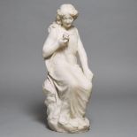 Ernesto Gazzeri (Italian, b.1860), ALLEGORICAL FIGURE OF SPRING, height 23 in — 58.4 cm