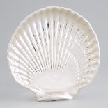 Canadian Silver Shell Shaped Dish, Henry Birks & Sons, Montreal, Que., 1962, diameter 9.3 in — 23.5