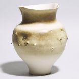 Monique Giard (Canadian), Porcelain 'Growing' Vase, 1993, height 10.2 in — 26 cm