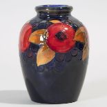 Moorcroft Pomegranate Vase, c.1920, height 6.5 in — 16.6 cm