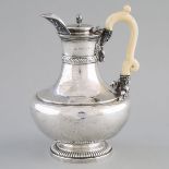 George III Silver Hot Water Pot, Paul Storr, London, 1813, height 9.3 in — 23.7 cm