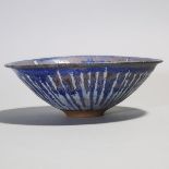 Tessa Kidick (Canadian), Stoneware Bowl, 1978, height 3.1 in — 8 cm, diameter 8.7 in — 22 cm