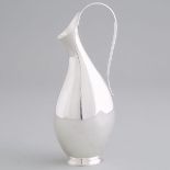 Danish Silver Jug, Hugo Grün, Copenhagen, mid-20th century, height 8.9 in — 22.7 cm