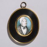 Portrait Miniature of an Elderly Lady, 1797, 4.2 x 3.6 in — 10.7 x 9.1 cm