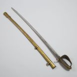 Victorian 1845 Pattern British Infantry Officer's Sword, Landon & Morland, London, mid 19th century,