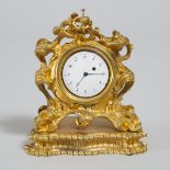 French Quarter Repeating Table Clock, early 19th century, height 5.7 in — 14.5 cm