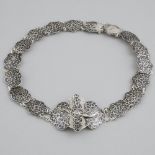 Russian Engraved and Nielloed Silver Belt, late 19th/early 20th century, length 29.3 in — 74.5 cm