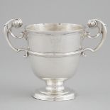 George II Irish Provincial Silver Two-Handled Cup, Joseph Johns, Limerick, c.1750, height 5.8 in — 1