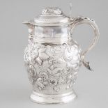 George III Silver Covered Jug, John Swift, London, 1764, height 10 in — 25.5 cm