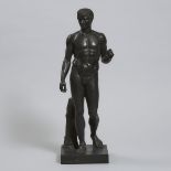 Patinated Bronze Model Hercules, After the Ancient, Paris, 19th century, height 24.5 in — 62.2 cm