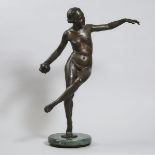 After Lucien Charles Edouard Alliot (French, 1877-1967), DANSEUSE Á LA BOULE (BALL DANCER), 31.25 x