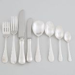 Canadian Silver ‘Old English’ Pattern Flatware Service, mainly Roden Bros., Toronto, Ont., 20th cent