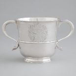 George I Silver Two-Handled Cup, Timothy Ley, London, 1715, height 5 in — 12.8 cm; width 8.7 in — 2
