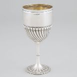 Late Victorian Silver Goblet, Atkin Bros., Sheffield, 1894, height 7.6 in — 19.4 cm