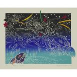 Anne Meredith Barry, O.S.A., R.C.A., (1932-2003), PASSING PARADE, 1994, Woodblock print; signed, tit