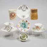 Group Victoria and Albert Souvenir Wares, 19th century (7 Pieces)