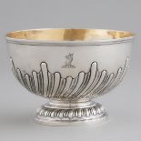 Late Victorian Silver Footed Bowl, Elkington & Co., London, 1897, height 4.7 in — 11.9 cm, diameter