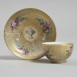 Chelsea-Derby Tea Bowl and Saucer, c.1775, saucer diameter 5.1 in — 13 cm