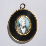 Portrait Miniature of an Elderly Lady, 1797, 4.2 x 3.6 in — 10.7 x 9.1 cm