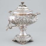 William IV Irish Silver Tea Urn, Edward Power for Edward Twycross, Dublin, 1832, height 14.5 in — 36