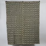 Ontario Overshot Coverlet, c.1880, 93 x 66 in — 236.2 x 167.6 cm