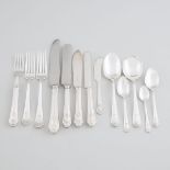 Canadian Silver Flatware Service, Roden Bros., Toronto, Ont., 20th century (173 Pieces)