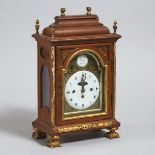 Austrian Walnut and Parcel Gilt Grand Sonnerie Bracket Clock, Johann Michael Edlinger, Vienna, late