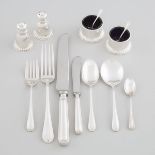 Canadian Silver ‘Saxon’ Pattern Flatware Service, Henry Birks & Sons, Montreal, Que., 20th century,