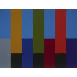 Clive D'Oliveira (1955-2019), COLOUR BARS #7, 2000, Acrylic on canvas; signed, titled and dated on t