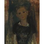 Alys LeFlot (1916-2001), GARÇONNET, Oil on canvas; signed lower left, 21.75 ins x 18 ins; 55 cms x 4