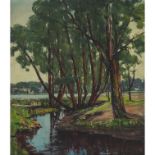 Alta West Salisbury (1879-1933), GROVE OF TREES, Oil on canvas; signed lower right, 34.25 ins x 30 i