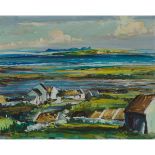 Kenneth Webb (B.1927), TORY ISLAND OFF N.W. COAST OF DONEGAL, 1960, Oil on canvas; signed "Kenneth W