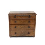 Empire Mahogany Chest of Drawers, c.1830, 36 x 39.5 x 21 in — 91.4 x 100.3 x 53.3 cm
