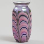 John Lotton (American, b.1964), Iridescent Glass Vase, 1990, height 8.5 in — 21.5 cm
