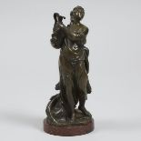 Italian Patinated Bronze Allegorical Figure of Spring, 19th century, height 10.2 in — 26 cm