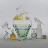 Group of French Glass, 20th century, largest height 6.9 in — 17.5 cm (13 Pieces)