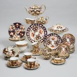 Group of Royal Crown Derby Mainly ‘Imari’ (2451) Pattern Tablewares, 20th century, muffin dish diame