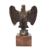 Carved and Painted Eagle Form Lectern, 19th century, 37 x 26 x 24 in — 94 x 66 x 61 cm