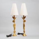 Pair of Pierre Casenove (French, b.1967) for Fondica 'Totem Femme' Table Lamps, c.1994, height 30.75